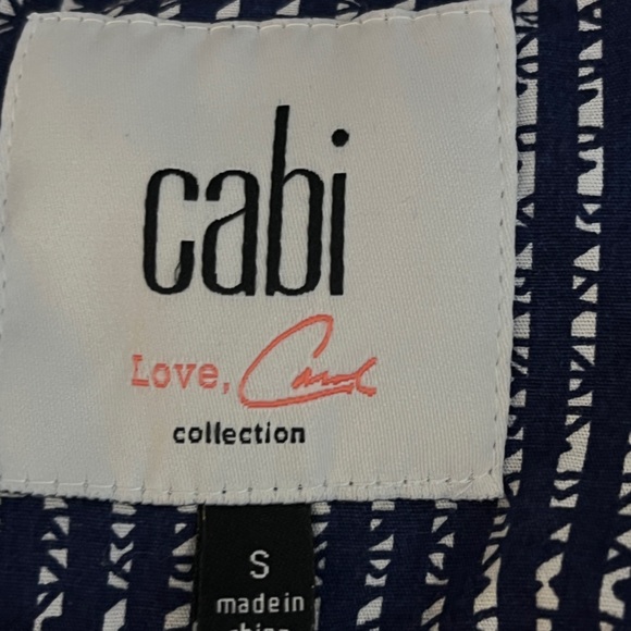 Cabi Adventure Anorak Hooded Cotton Jacket Style 5100 Indigo Blue Sz S - Picture 12 of 14